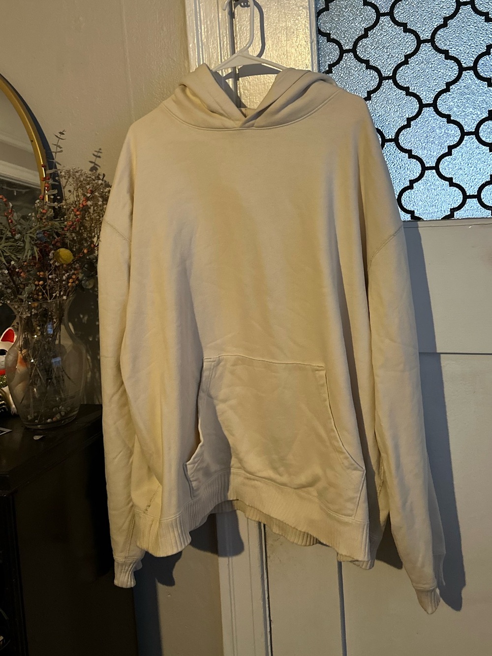 Elwood Cream Hoodie - Soft Pullover Sweatshirt